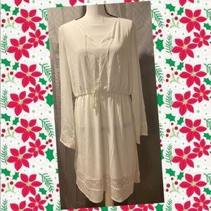 Ladies white dress size large
